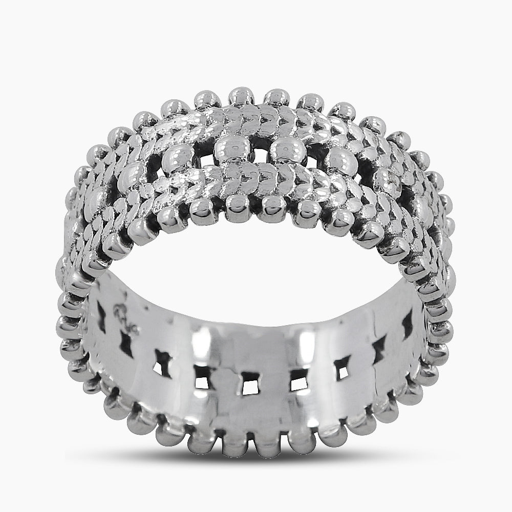 925 Sterling Silver Wide Band Rings