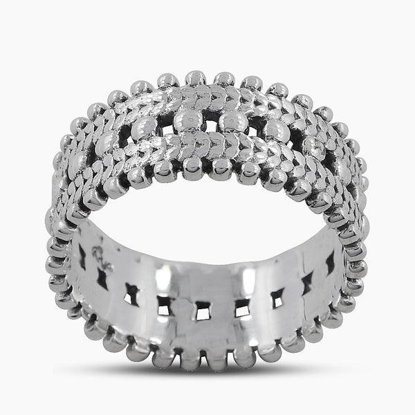 925 Sterling Silver Wide Band Rings