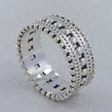 925 Sterling Silver Wide Band Rings