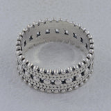 925 Sterling Silver Wide Band Rings