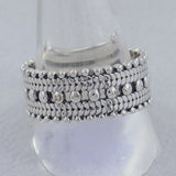 925 Sterling Silver Wide Band Rings