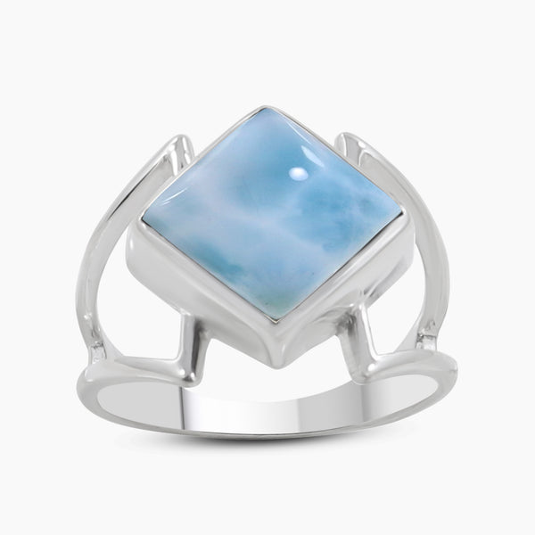Larimar Silver Ring