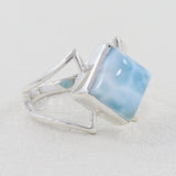 Larimar Silver Ring