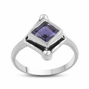 925 Sterling Silver Amethyst Ring