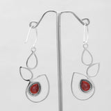 925 Sterling Silver Blue Topaz Earrings