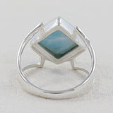 Larimar Silver Ring