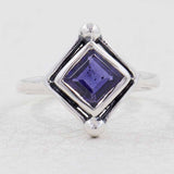 925 Starling Silver Amethyst Ring