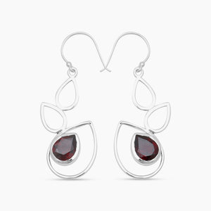 925 Sterling Silver Blue Topaz Earrings