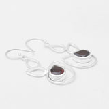 925 Sterling Silver Blue Topaz Earrings