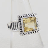 Citrine Silver Ring