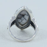 Crazy Lace Agate Silver  Ring