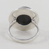 Spectrolite Silver Ring