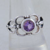 Natural Rainbow Moonstone Silver Rings