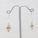 Ethiopian Opal Silver Earrings