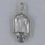 Fresh Water Pearl Gemstone 925 Sterling Silver Pendant