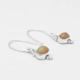 Ethiopian Opal Silver Earrings