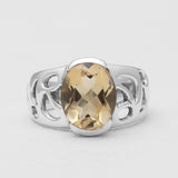 925 Sterling Silver Garnet Rings