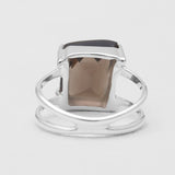 925 Sterling Silver Smoky Quartz Rings