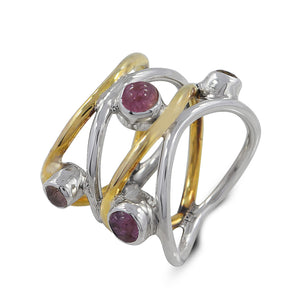 925 Silver Multi Stone Ring