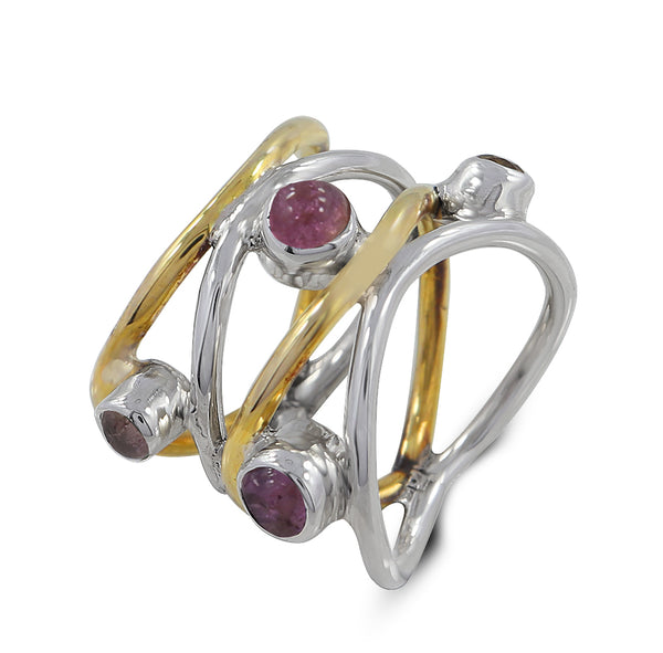 925 Silver Multi Stone Ring