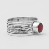 925 Sterling Silver Two Tone Black Onyx Rings
