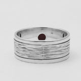 925 Sterling Silver Two Tone Black Onyx Rings