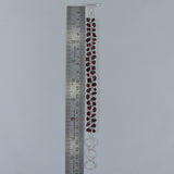 Natural Garnet Bracelet in Sterling Silver