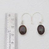Ammolite Silver Earrings