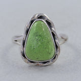 Natural Gaspeite Gemstone Ring