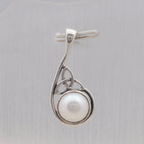 Fresh Water Pearl Pendant Set 925 Sterling Silver Jewelry