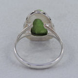 Natural Gaspeite Gemstone Ring