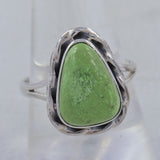 Natural Gaspeite Gemstone Ring