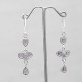 Amethyst Silver Earrings