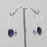 Lapis Lazuli Silver Earrings