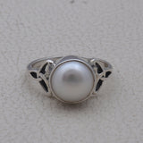 Fresh Water Pearl Pendant Set 925 Sterling Silver Jewelry