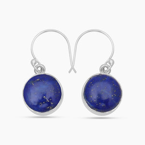 Lapis Lazuli Silver Earrings