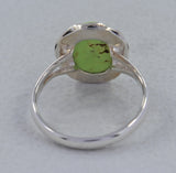 Natural Gaspeite Gemstone Ring