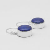 Lapis Lazuli Silver Earrings