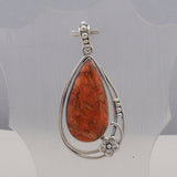 Sponge Coral Gemstone 925 Sterling Silver Jewelry Set