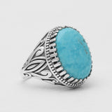 Mexican Turquoise Silver Rings