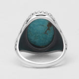 Mexican Turquoise Silver Rings