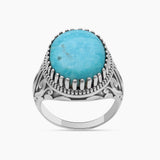Mexican Turquoise Silver Rings