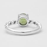 Rainbow Moonstone Silver Rings