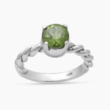 Rainbow Moonstone Silver Rings