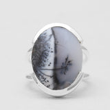 Mustard Jasper Silver Rings