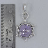 Pink Amethyst Silver Pendants