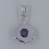 Pink Amethyst Silver Pendants