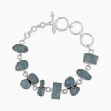 925 Sterling Silver Aquamarine Bracelets