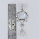 Larimar Gemstone 925 Sterling Silver Pendant