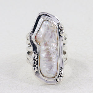 Fresh Water Pearl Silver Ring